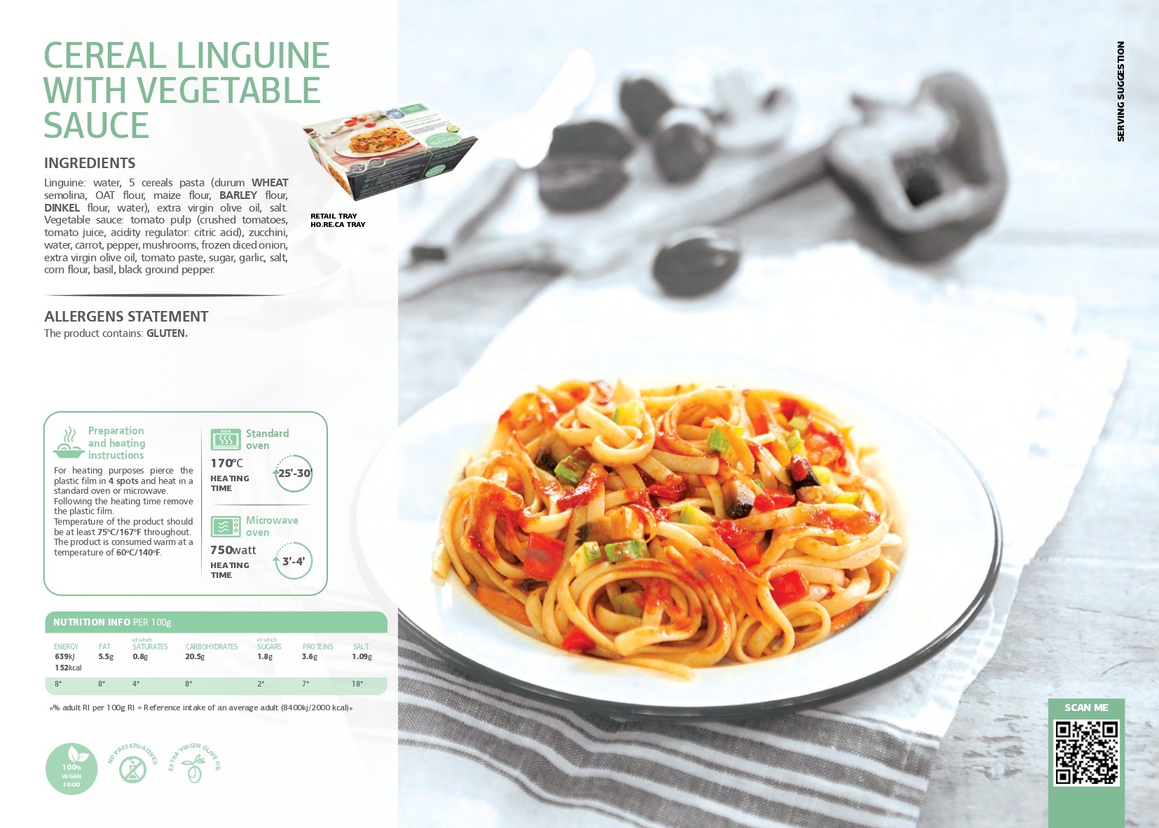 SK - Cereal linguine with vegetable sauce pdf image
