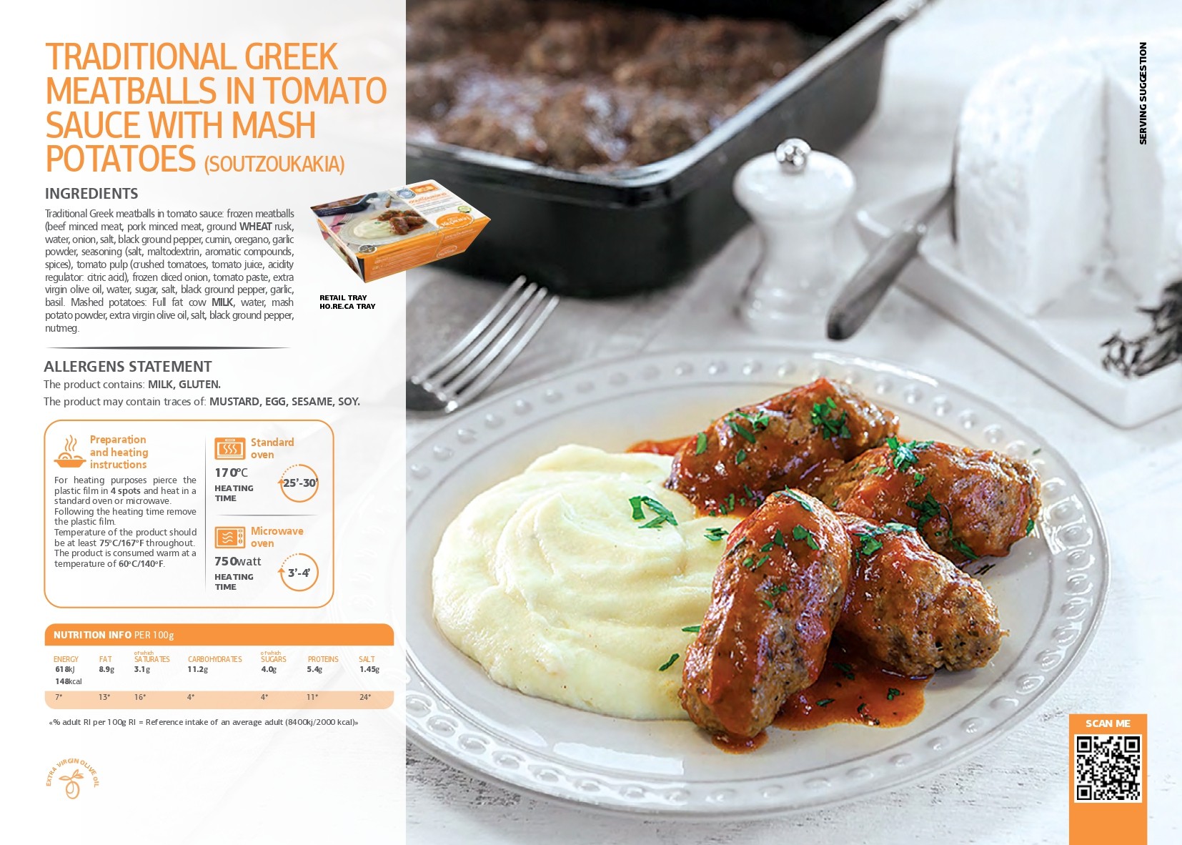 SK - Traditional Greek meatballs in tomato sauce with mash potatoes (Soutzoukakia) pdf image