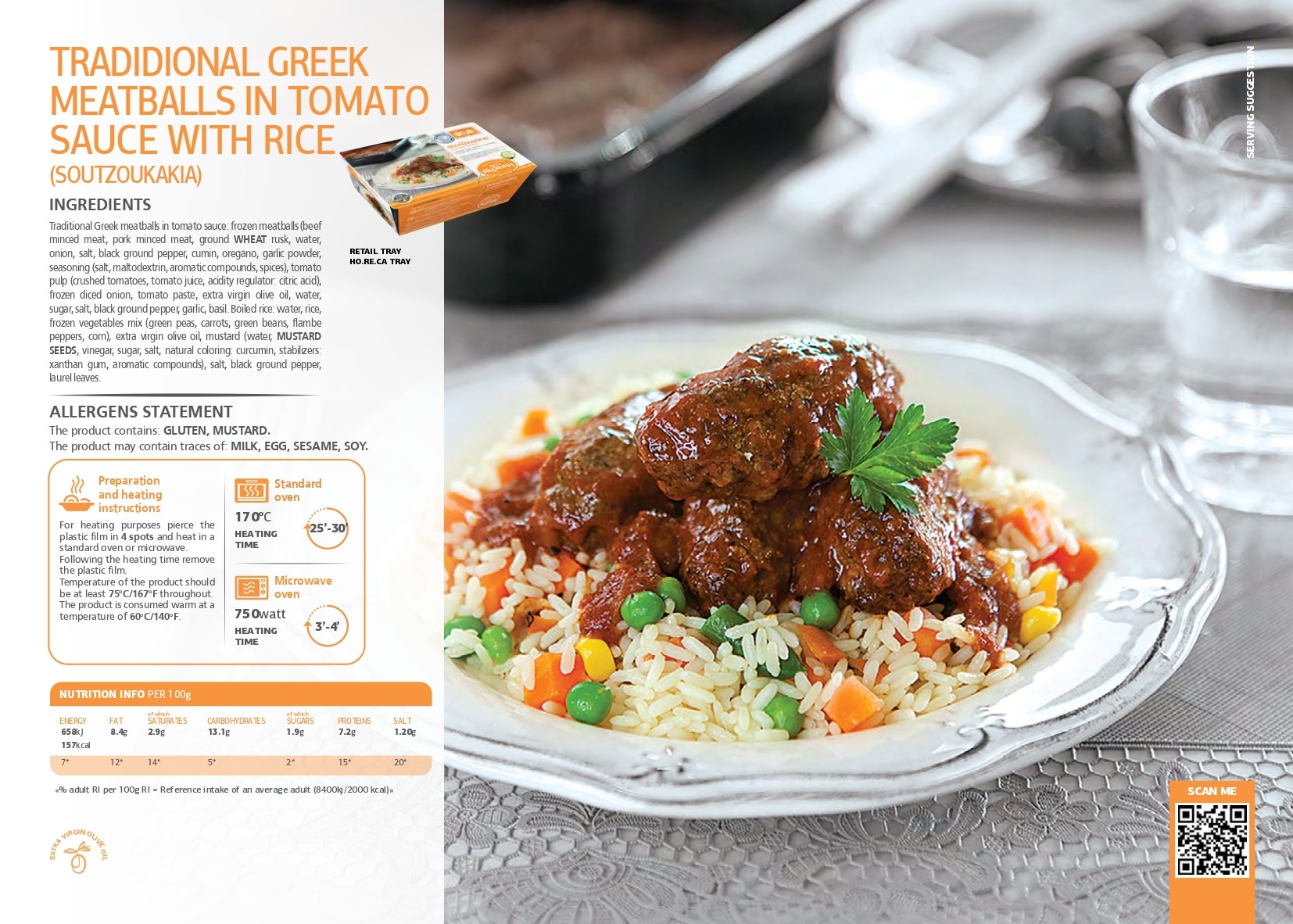 SK - Traditional Greek meatballs in tomato sauce with rice (Soutzoukakia) pdf image