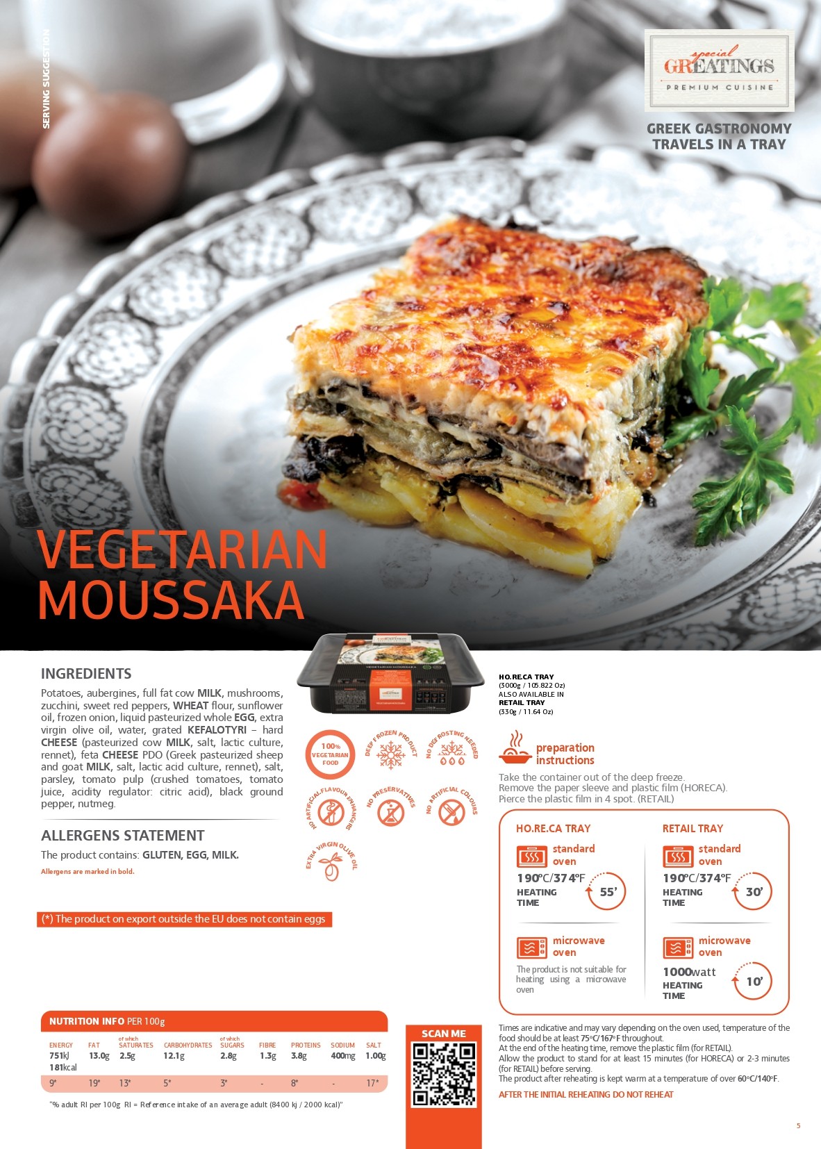 Vegetarian moussaka pdf image